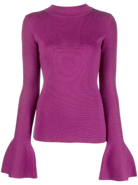 DESTREE Joan flared-sleeve knitted jumper