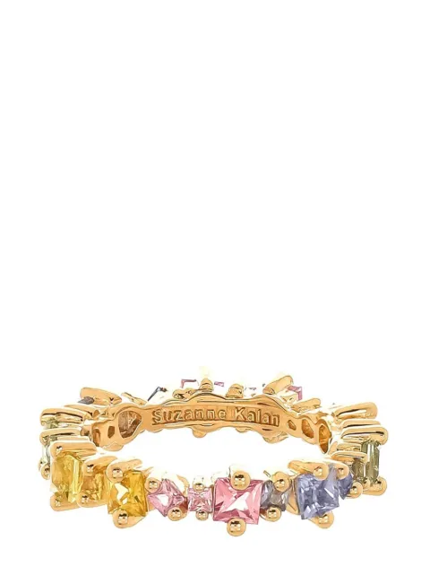 Suzanne Kalan anillo en oro amarillo de 18kt con zafiro