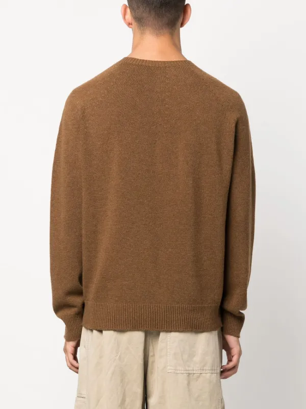 Jil Sander ファインニット セーター | ブラウン | FARFETCH JP