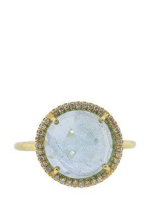 Diamond aquamarine hot sale