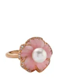 Irene Neuwirth 18kt rose gold Tropical Flower opal ring - Pink