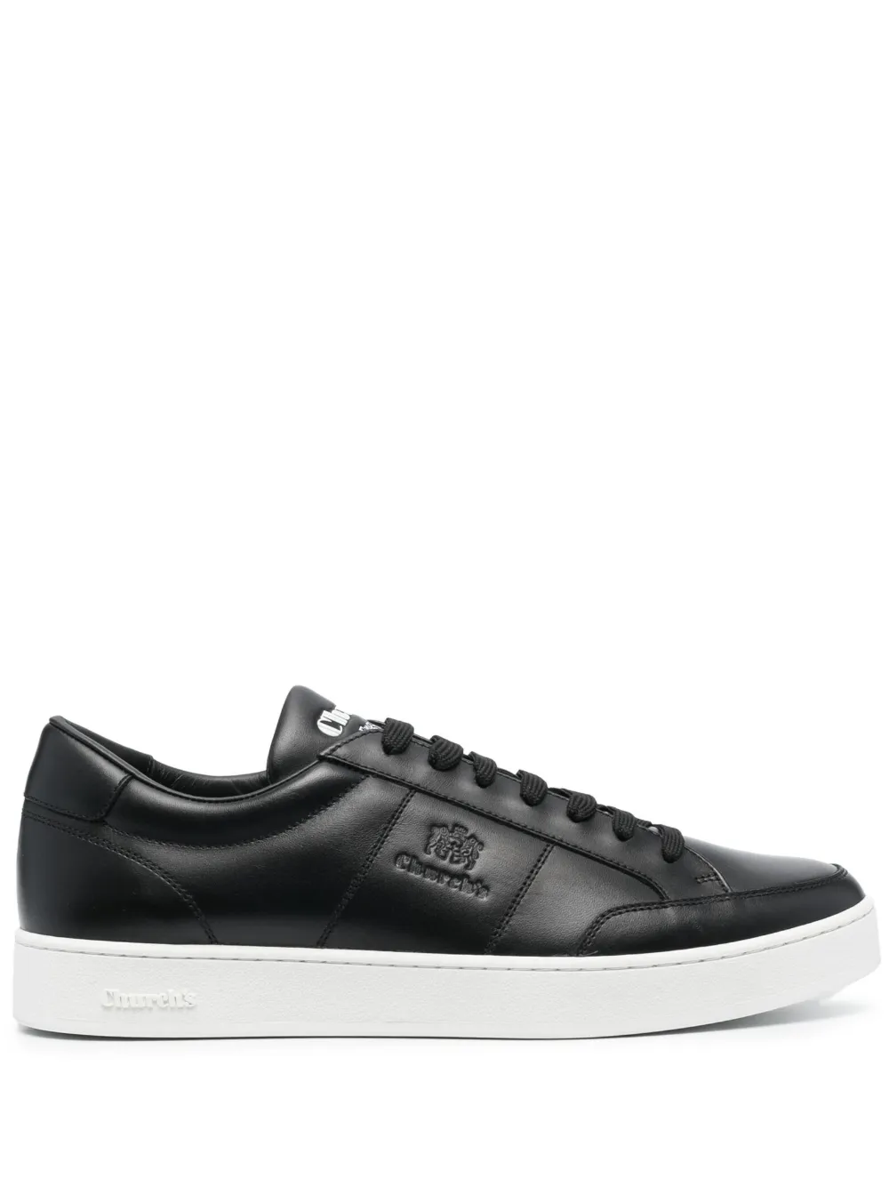 Church's Lancing logo-debossed leather sneakers - Black