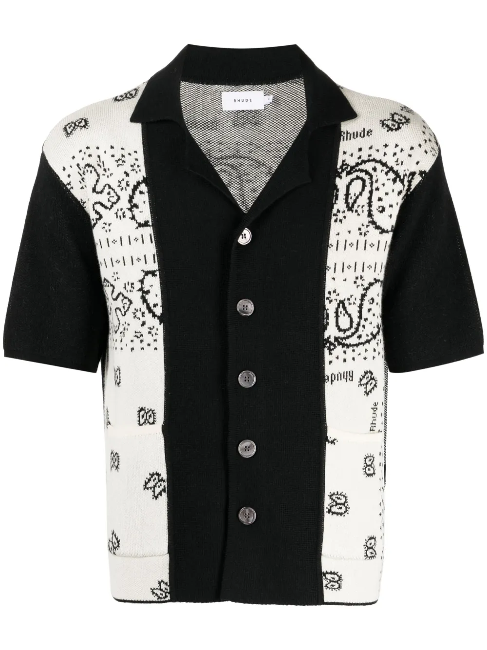 RHUDE camisa con estampado gráfico | negro | Image 1