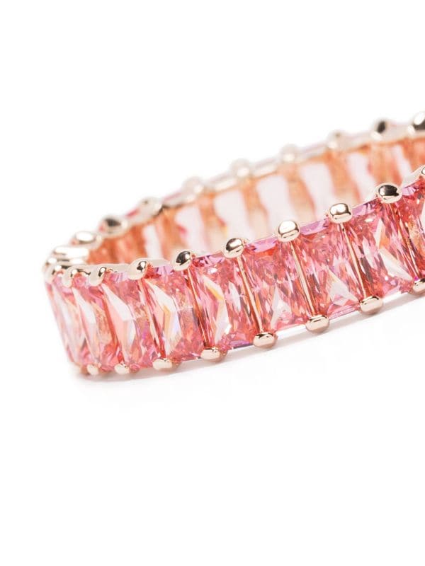 Swarovski Women's Matrix Ring - Pink - Rings