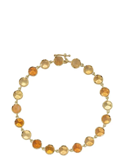 Irene Neuwirth 18kt yellow gold Classic Link fire opal bracelet