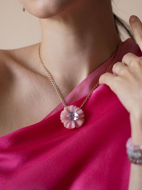 Irene neuwirth deals flower necklace