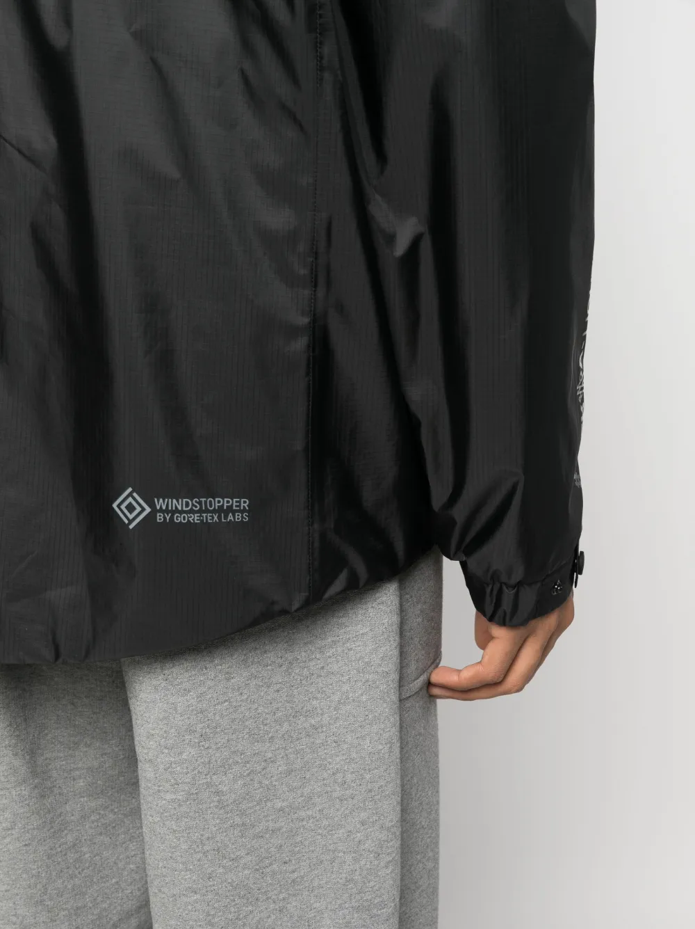 Moncler Grenoble Thurn jack met capuchon Zwart