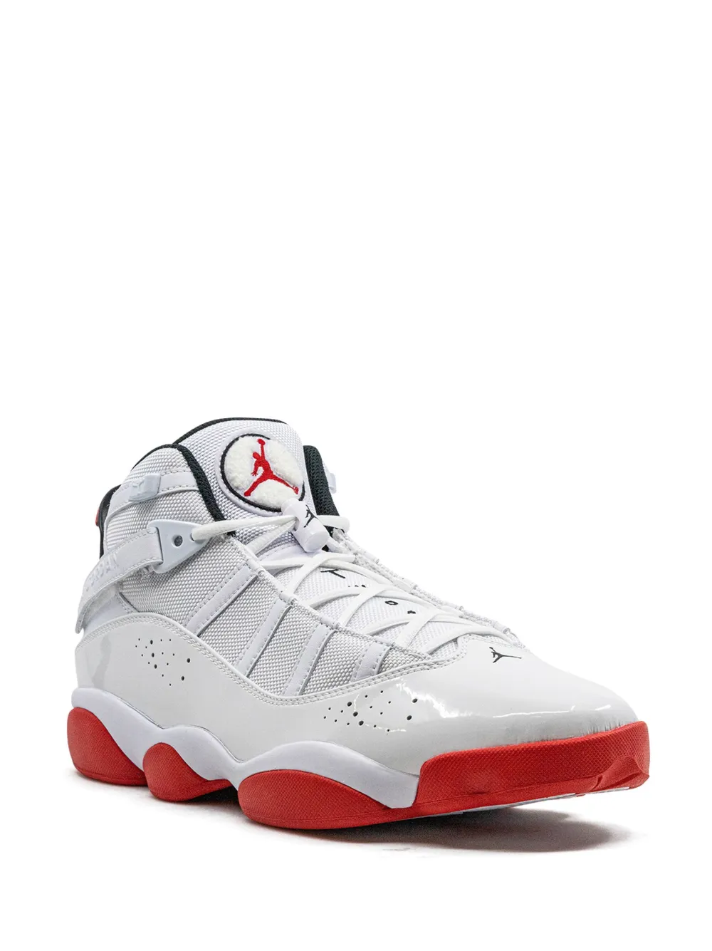 Jordan 6 Rings White University Red 11.5