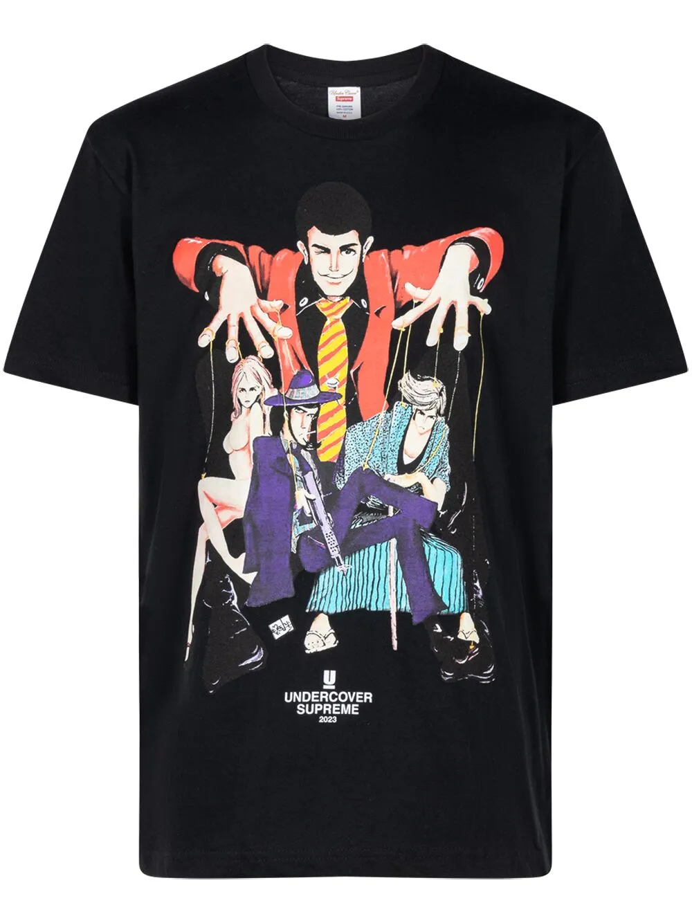 supreme UNDERCOVER lupin tee black-