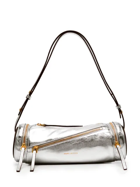 Manu Atelier zipped cylinder shoulder bag