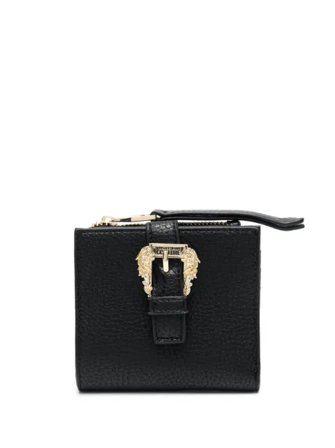 Versace Jeans Couture logo-buckle leather wallet 