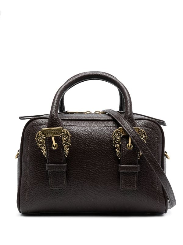 Versace Jeans Couture Baroque Buckle faux-leather Mini Bag - Farfetch