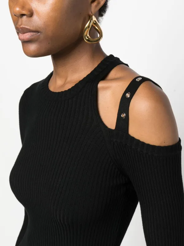 Shoulderless sweatshirt outlet