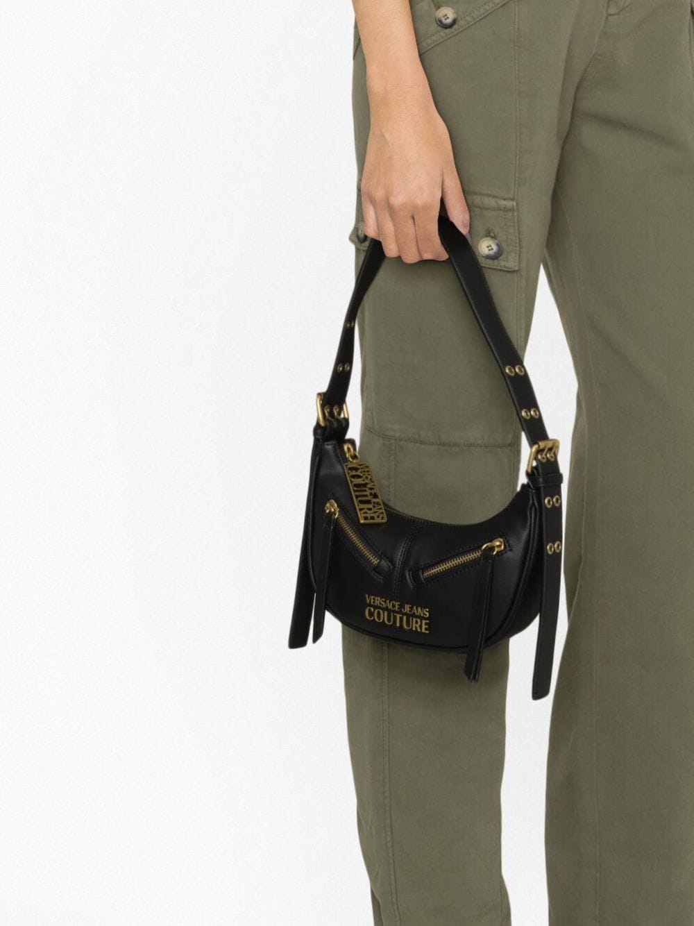 Versace Jeans Couture Faux Leather Shoulder Bag - Farfetch