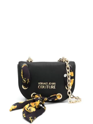 Versace Jeans Couture Barocco-print Scarf Shoulder Bag | Black Versace Jeans Couture Barocco-print Scarf Shoulder Bag | Black