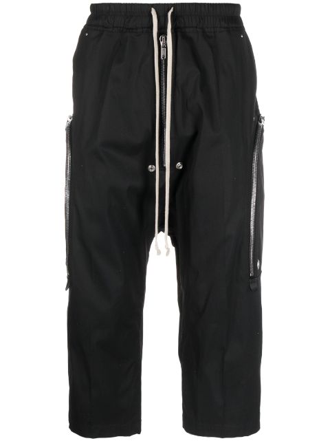 Rick Owens pantalones drop crotch con cordones en la pretina