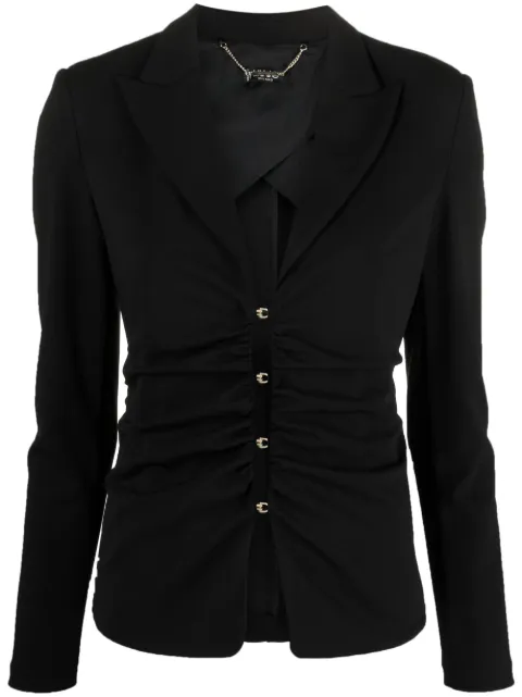 LIU JO gathering-detail stretch jacket