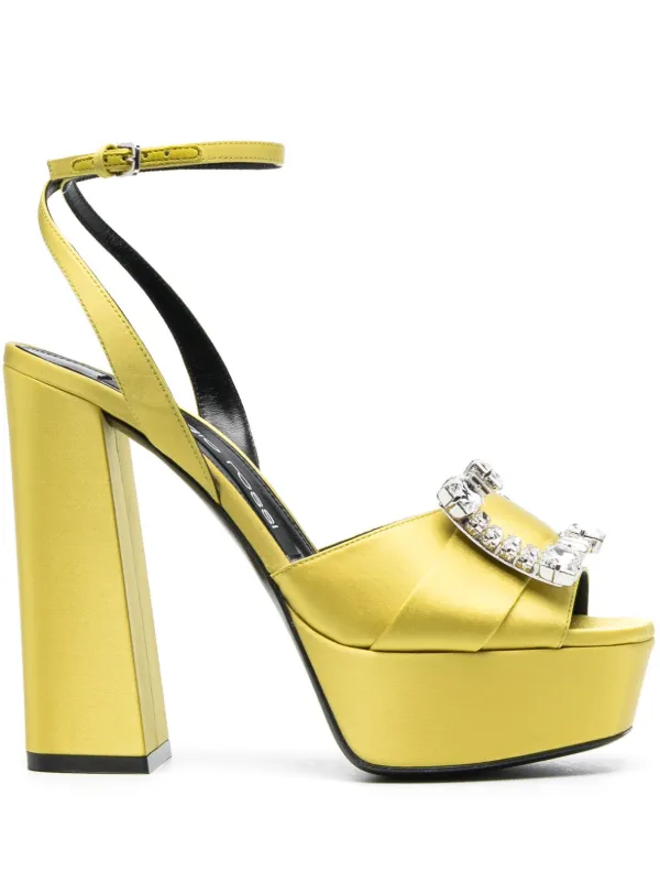 Sergio rossi outlet platform pumps