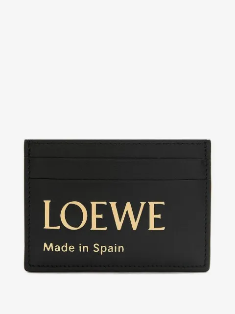 LOEWE tarjetero con logo en relieve