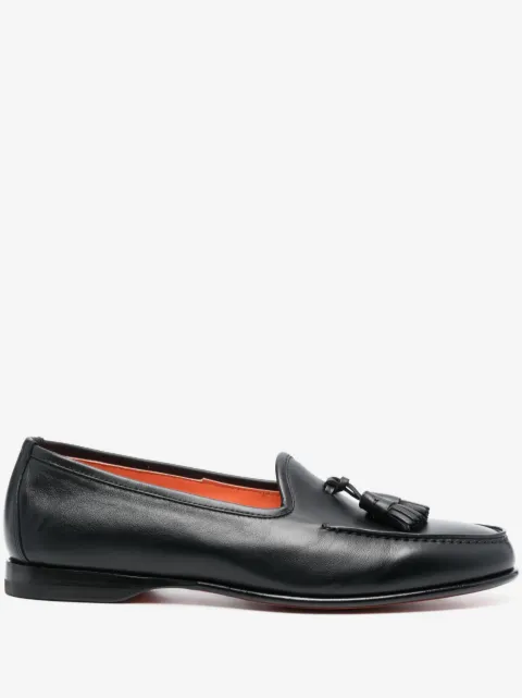 Santoni Andrea tassel-detail leather loafers