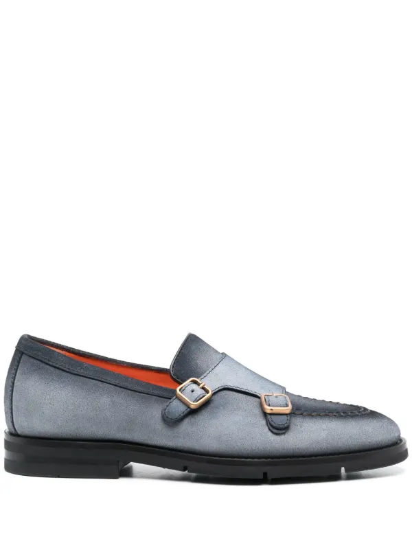 Santoni Dong gradient-effect Monk Shoes - Farfetch