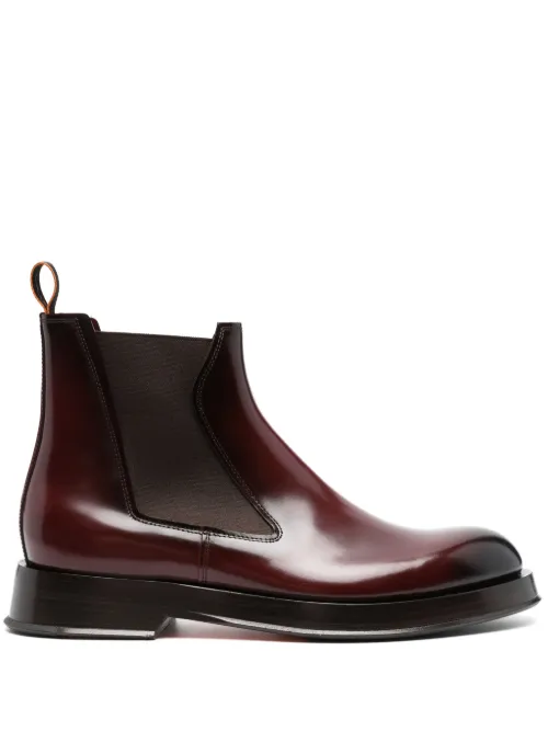 Bottines Kaleb en cuir - Santoni - Modalova
