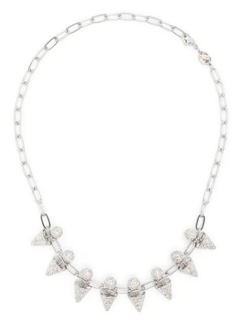 Swarovski Luna logo-charm necklace