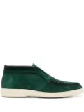 Santoni slip-on suede boots - Green