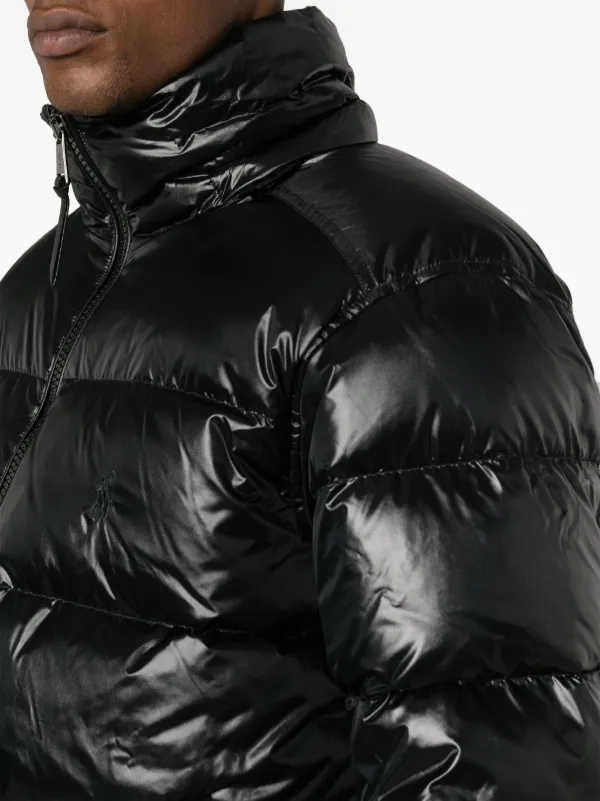 Mens Ralph Lauren black Polo Pony Puffer Jacket