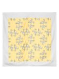 Macgraw floral-print silk scarf - Yellow