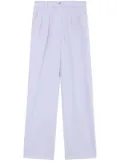 A.P.C. wide-leg cotton trousers - Purple