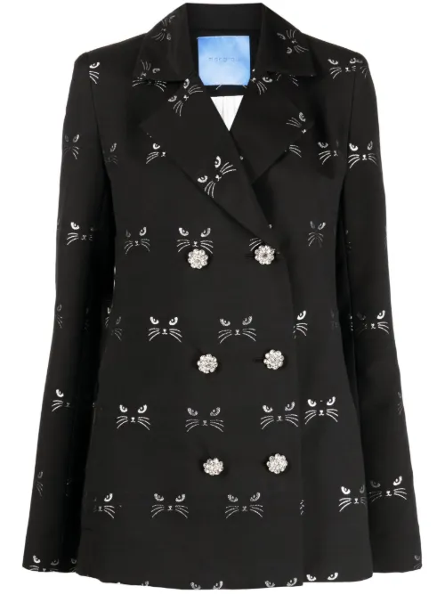 Blazer en jacquard Circa 72 à boutonnière croisée - Macgraw - Modalova