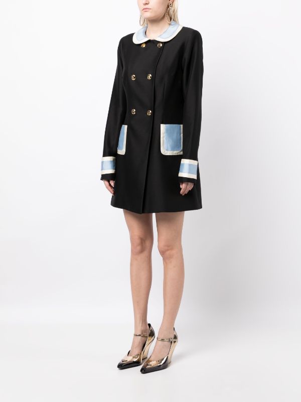 Macgraw Broadcast colour-block double-breasted Coat - Farfetch