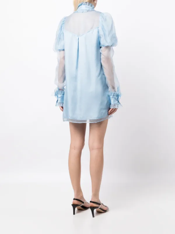 Macgraw Vestido Lighthouse Con Volantes Azul FARFETCH ES
