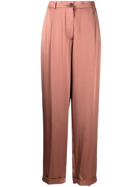 TOM FORD wide-leg satin trousers