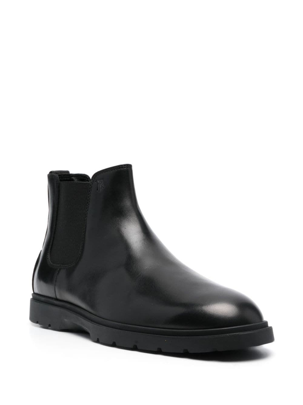Tod's Tronchetto slip-on leather boots - Zwart