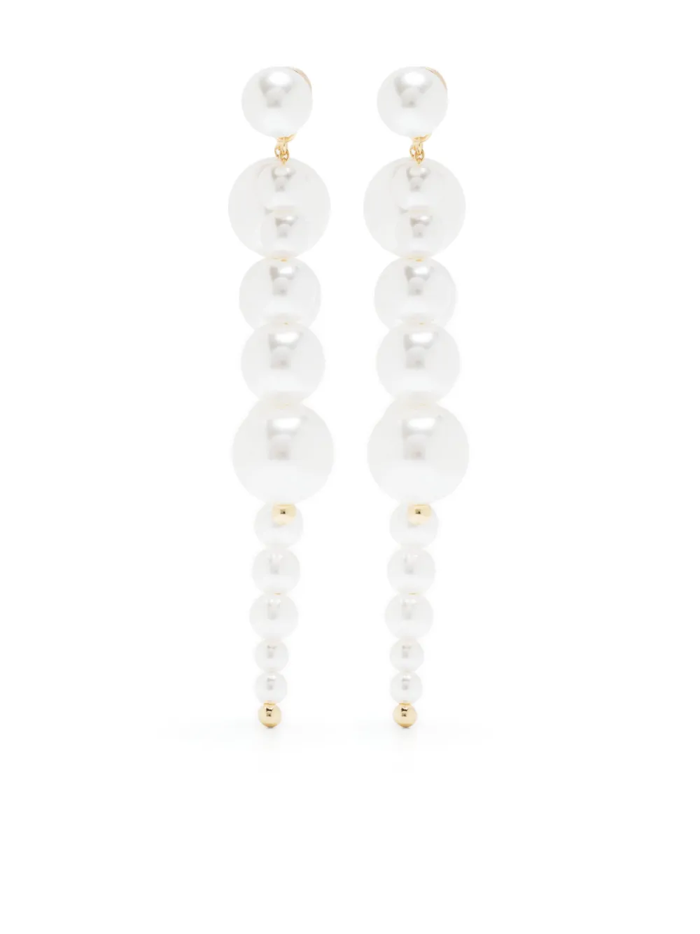 Cult Gaia Loreli pearl drop earrings | White | Image 1