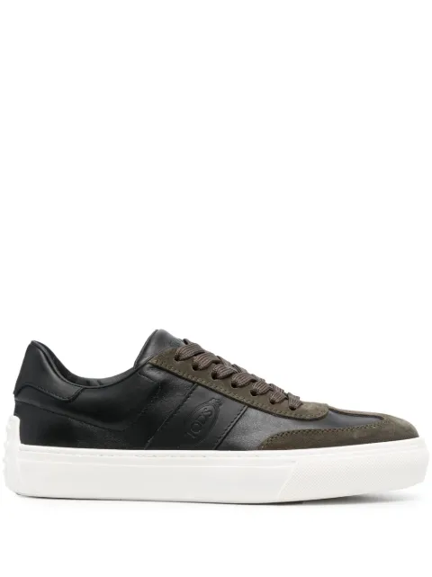 Tod's panelled leather sneakers