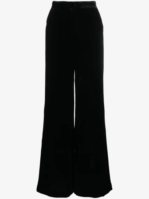Alberta Ferretti pantalones palazzo de terciopelo