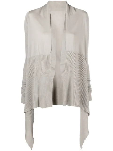 Rick Owens asymmetric virgin-wool cardigan