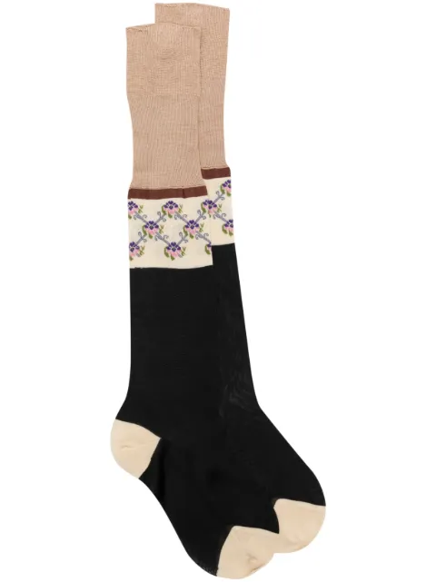 Prada floral-print socks