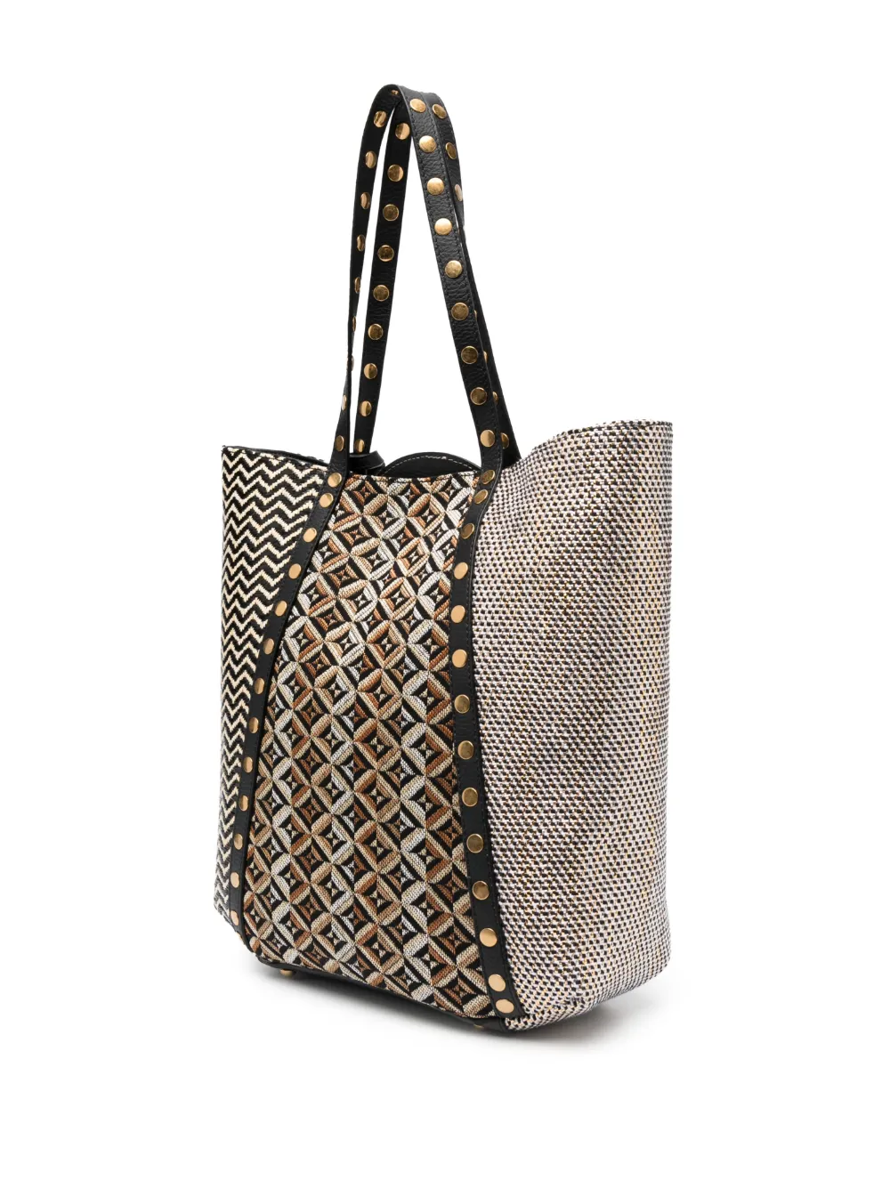 Shop Zanellato Moretta Abstract-pattern Tote Bag In Black