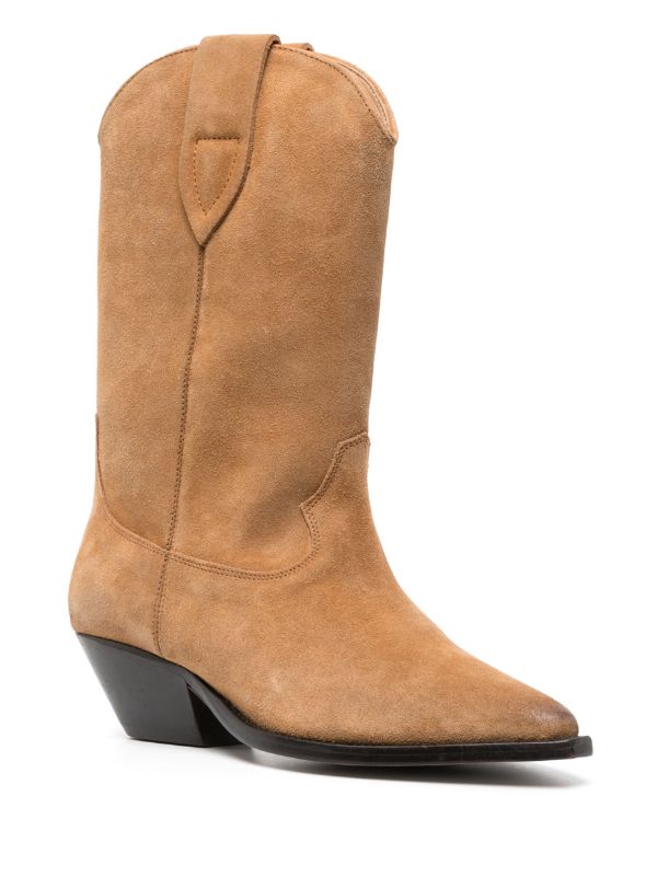 ISABEL MARANT Duerto 45mm Suede Cowboy Boots Farfetch