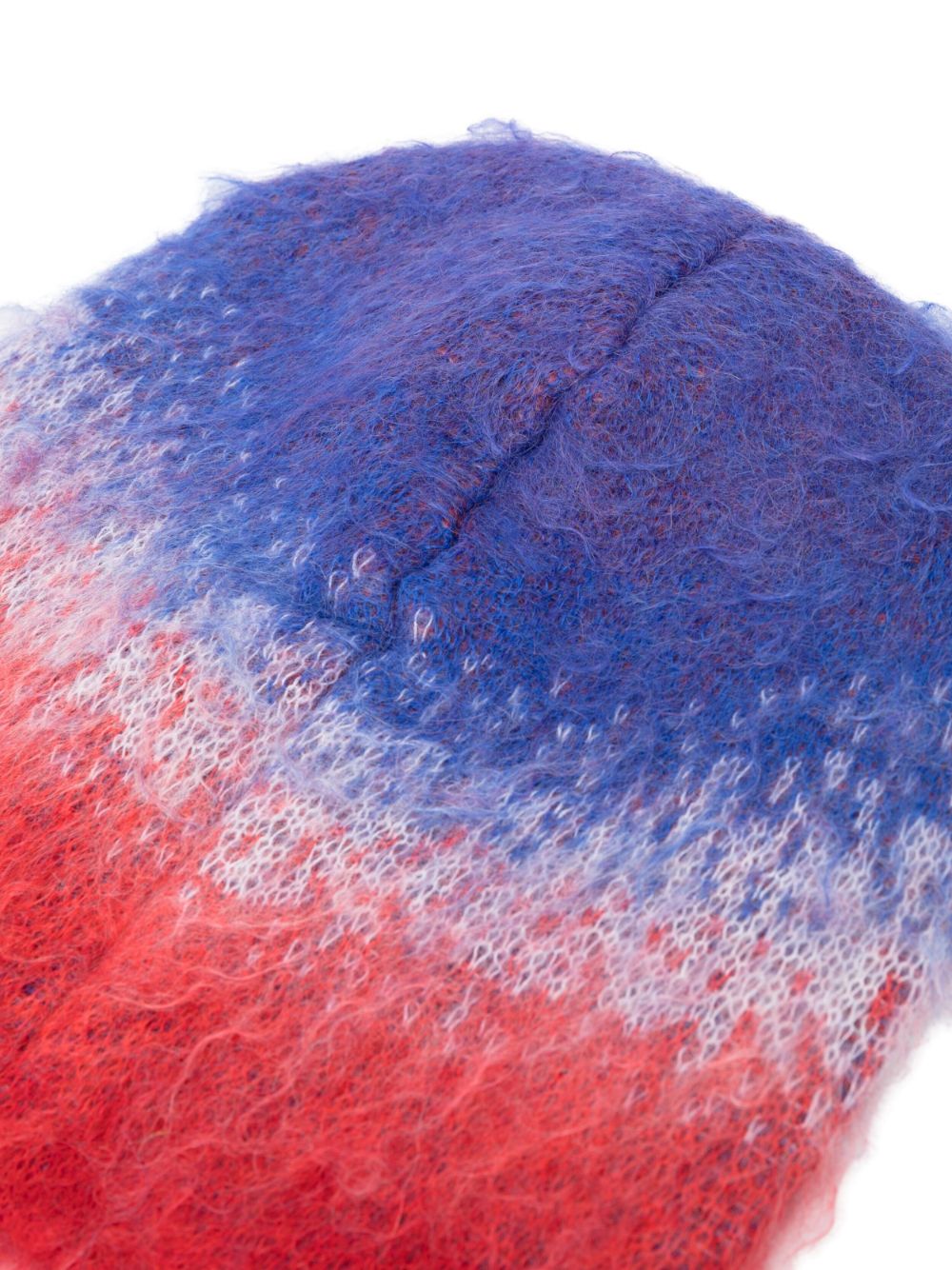 ERL gradient-effect frayed beanie - Blauw