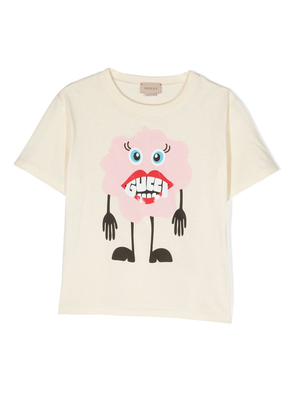 Gucci Kids graphic-print cotton T-shirt - Neutrals