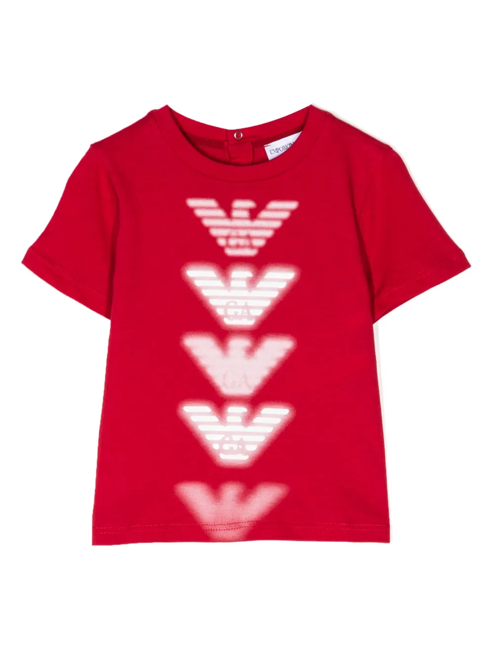 Emporio Armani Kids logoprint Cotton Tshirt Farfetch