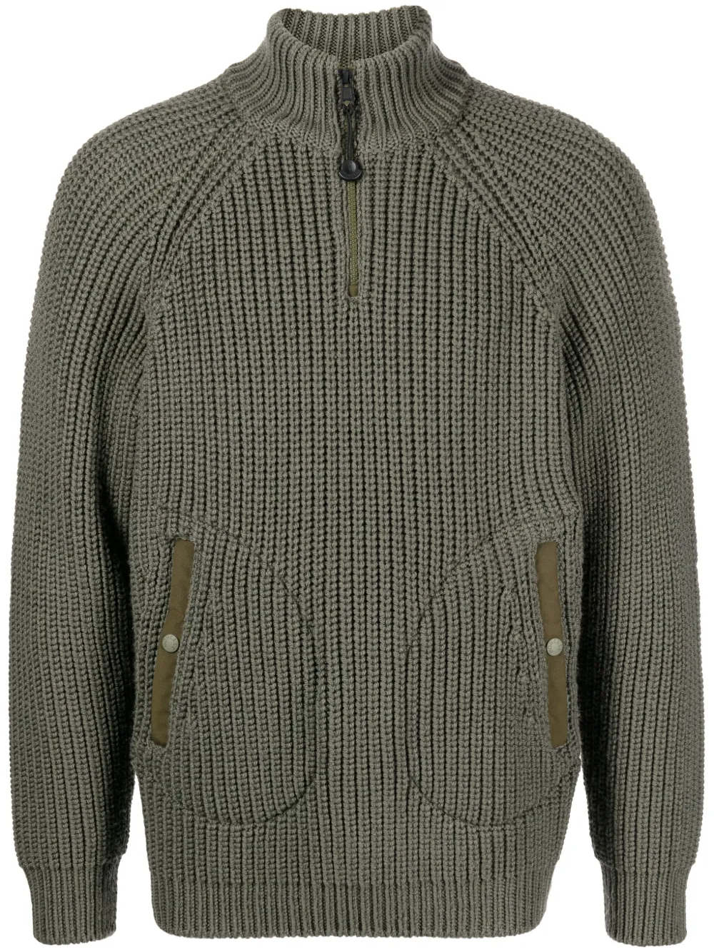 Moncler x Pharrell Williams geribbelde trui Groen