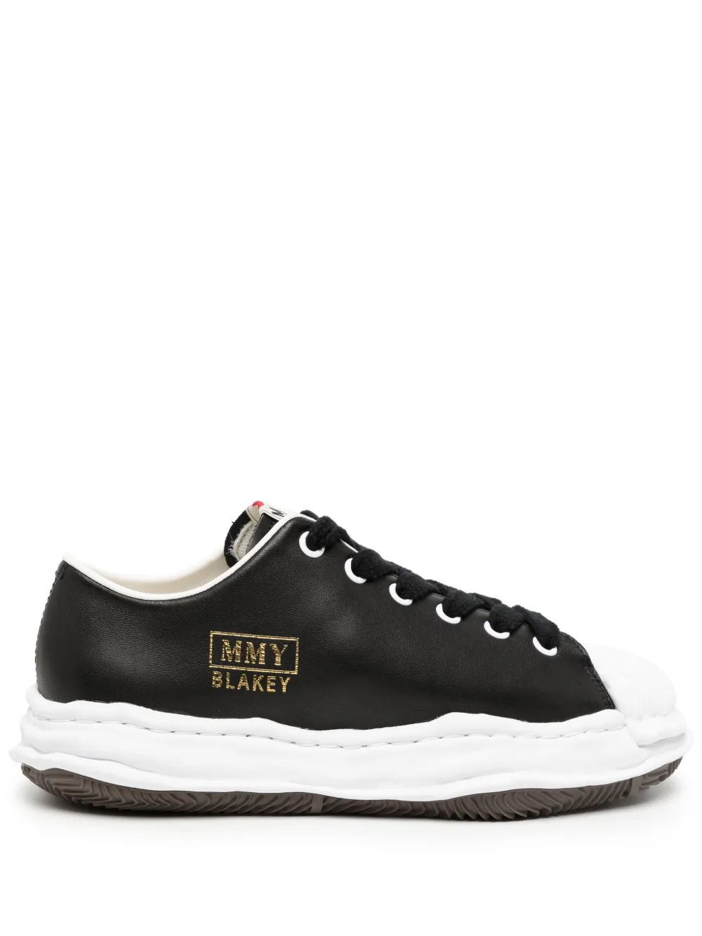 Maison Mihara Yasuhiro Blakey leather sneakers Black