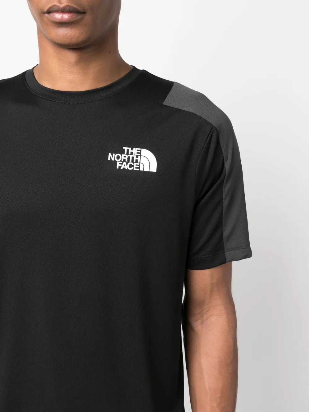 The North Face T-shirt met logoprint Zwart