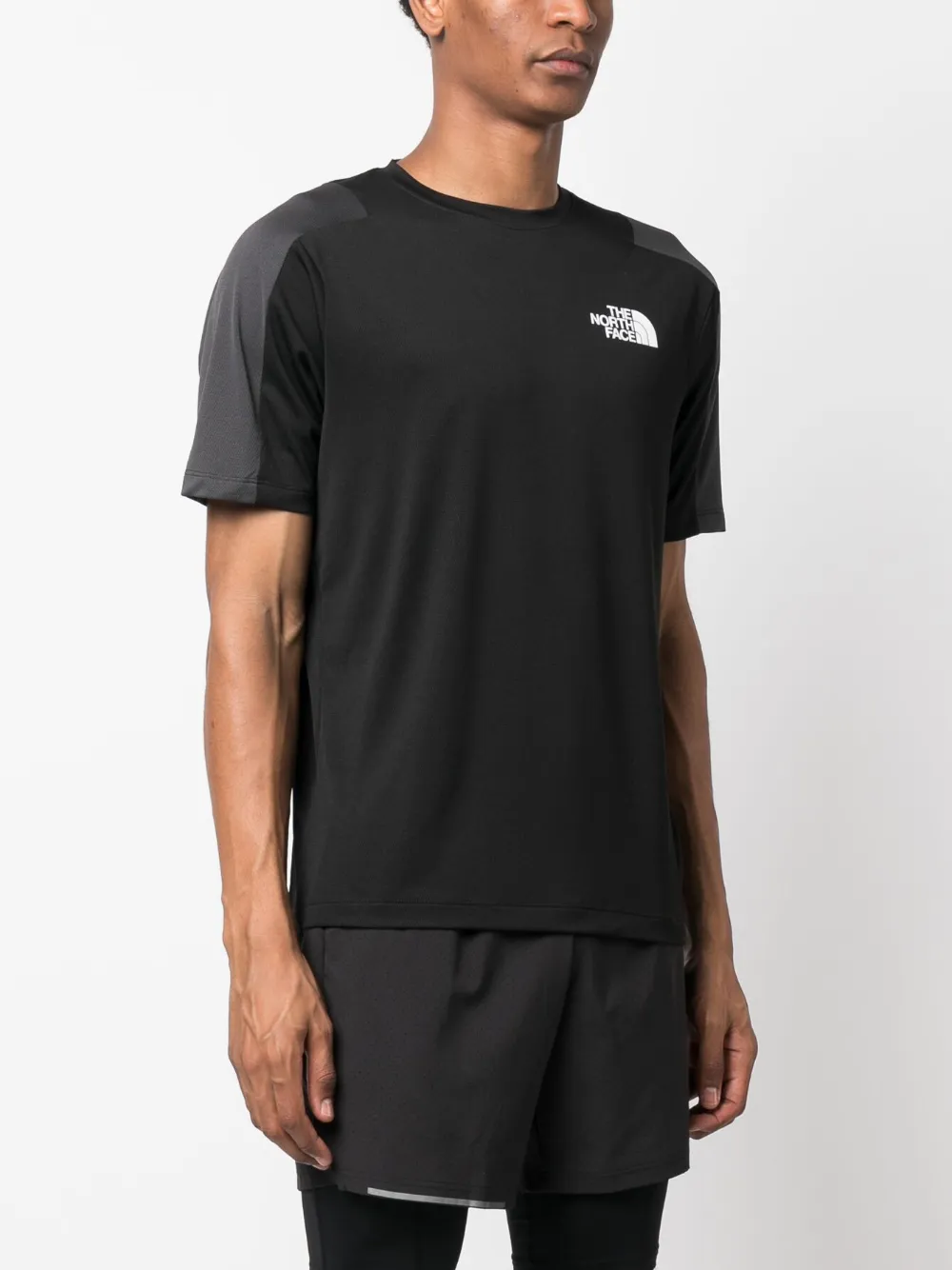 The North Face T-shirt met logoprint Zwart